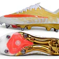 Chuteira Nike Air Zoom Mercurial Superfly XI Elite SG-Pro - Dourado e Branco CR7 - Thumbnail 5