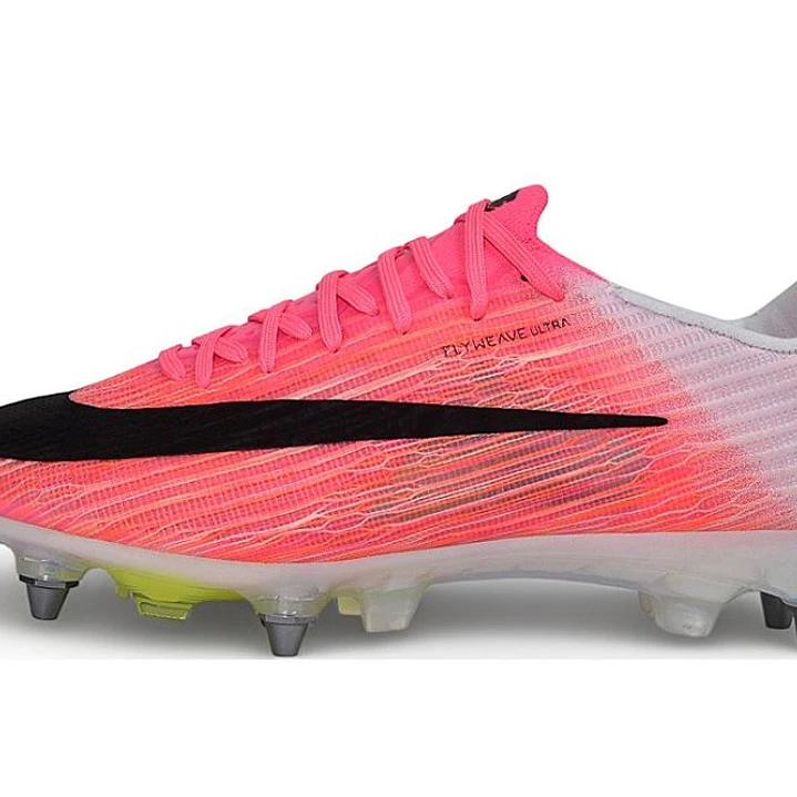 Chuteira Nike Air Zoom Mercurial Superfly XI Elite SG-Pro - Rosa e Branco 1