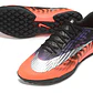 Chuteira Nike Air Zoom Mercurial Superfly XI Elite TF - Preto, Laranja e Roxo - Thumbnail 2