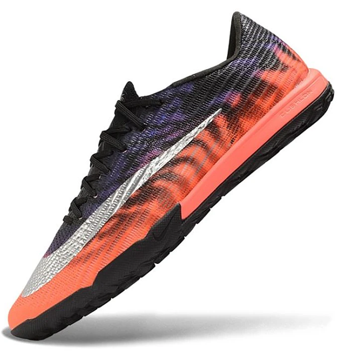 Chuteira Nike Air Zoom Mercurial Superfly XI Elite TF - Preto, Laranja e Roxo 3
