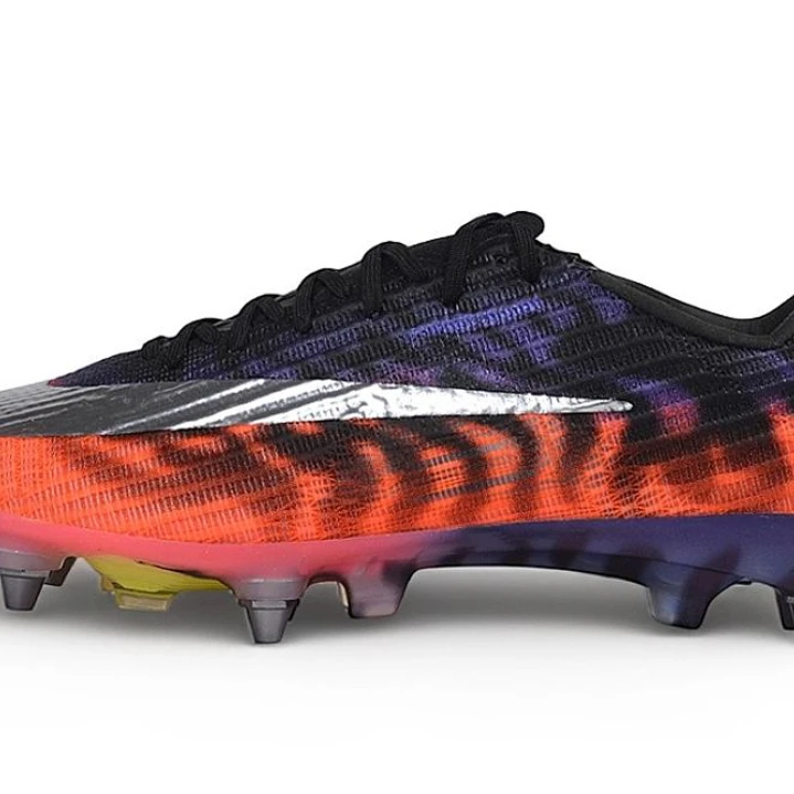 Chuteira Nike Air Zoom Mercurial Superfly XI Elite SG-Pro - Preto, Roxo e Laranja 1