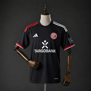 CAMISA FORTUNA DÜSSELDORF 26/27 FORA - Preta