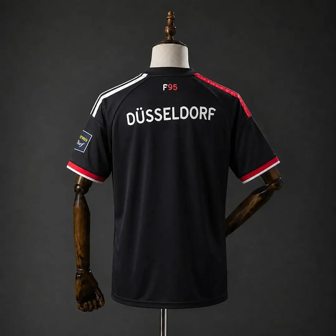 CAMISA FORTUNA DÜSSELDORF 26/27 FORA - Preta 2
