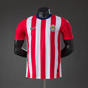 CAMISA CHIVAS GUADALAJARA 26/27 CASA - Versão Jogador Slim Fit - Sem Patrocínio
