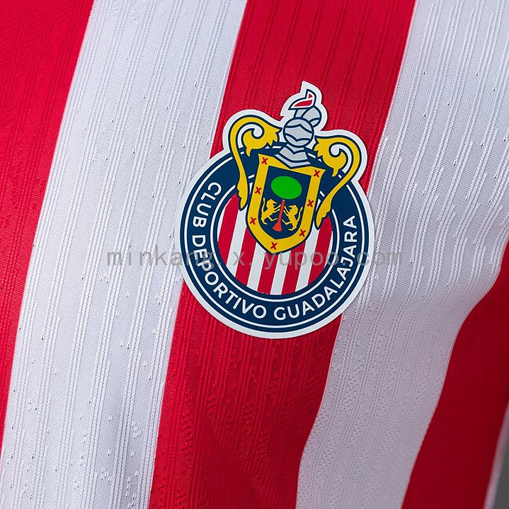 CAMISA CHIVAS GUADALAJARA 26/27 CASA - Versão Jogador Slim Fit - Sem Patrocínio 4