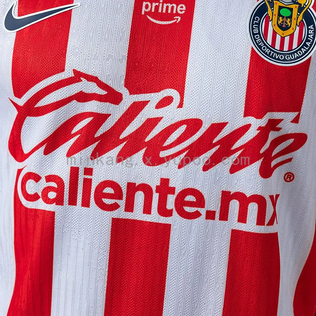 CAMISA CHIVAS GUADALAJARA 26/27 CASA - Versão Jogador Slim Fit 4