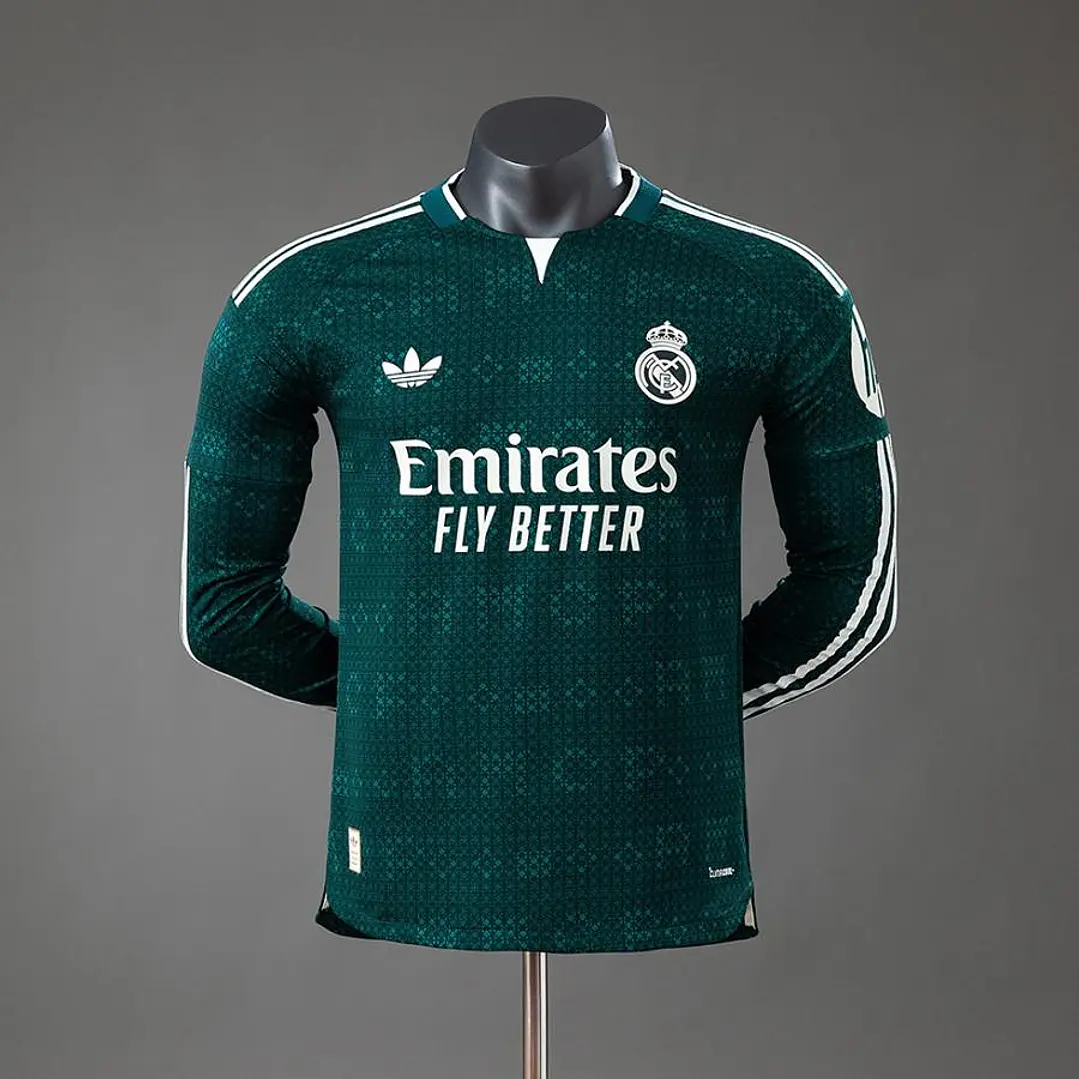 CAMISA REAL MADRID 26/27 FORA - Versão Jogador Slim Fit - Manga Longa 1