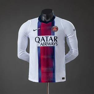 CAMISA PSG 26/27 FORA - Versão Jogador Slim Fit - Manga Longa
