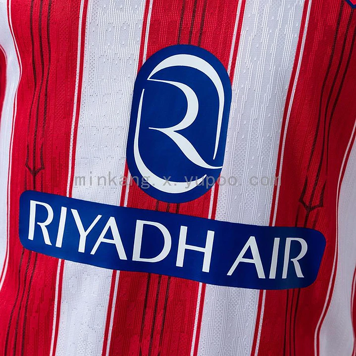 CAMISA ATLÉTICO DE MADRID 26/27 CASA - Versão Jogador Slim Fit - Manga Longa 4