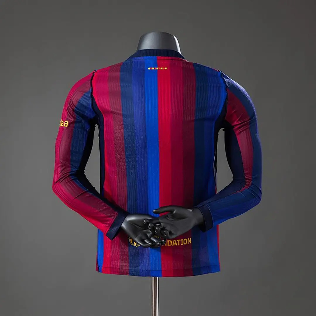 CAMISETA FC BARCELONA 26/27 LOCAL - Versión Jugador Slim Fit - Manga Larga 2
