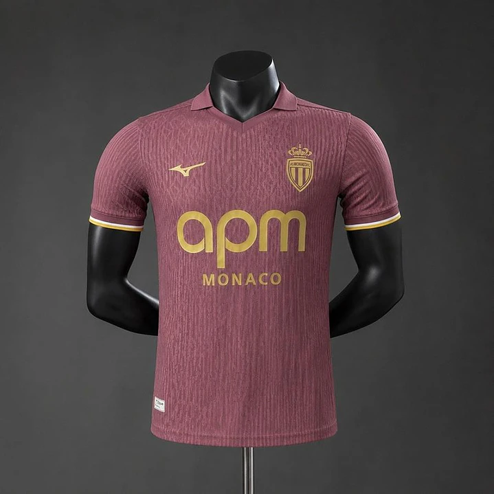 CAMISA MONACO 26/27 FORA - Versão Jogador Slim Fit 1