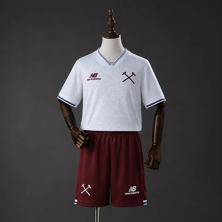 CONJUNTO INFANTIL WEST HAM 26/27 FORA 1