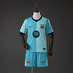 CONJUNTO INFANTIL FC BARCELONA 26/27 TERCERA EQUIPACIÓN