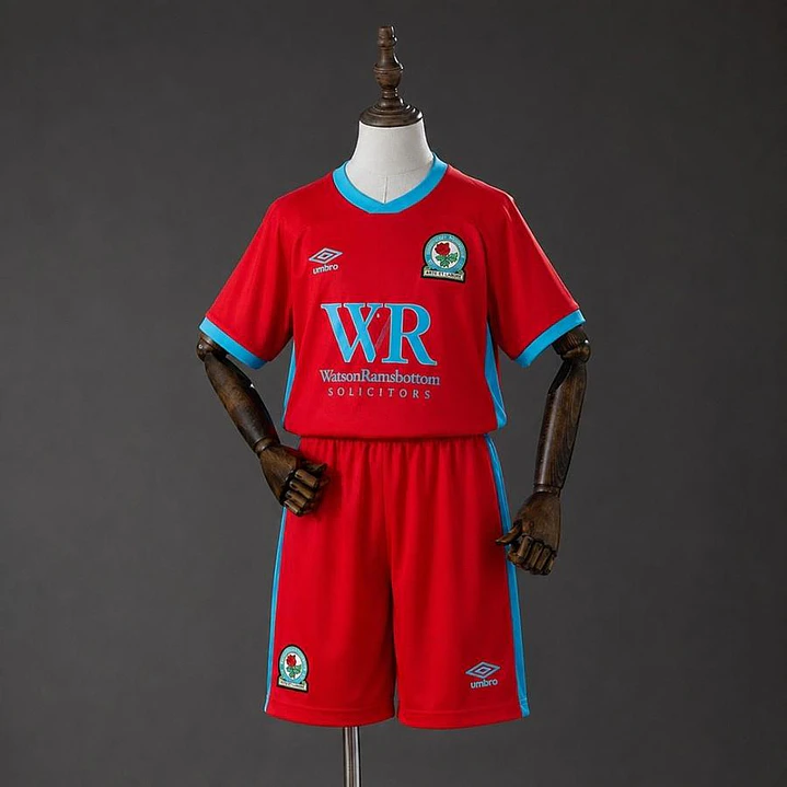 CONJUNTO INFANTIL BLACKBURN ROVERS 26/27 TERCEIRA 1