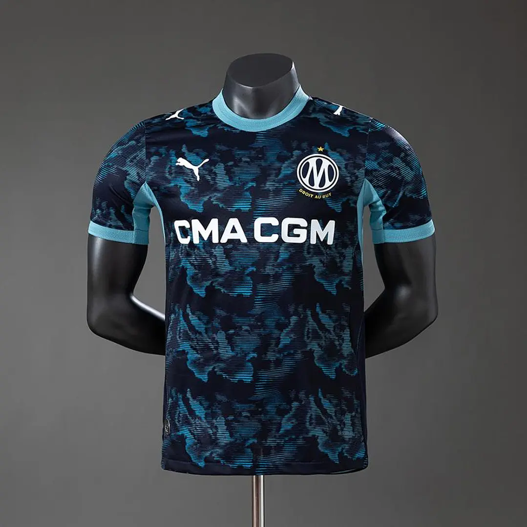 CAMISA OLYMPIQUE DE MARSELHA 26/27 FORA - Versão Jogador Slim Fit 1