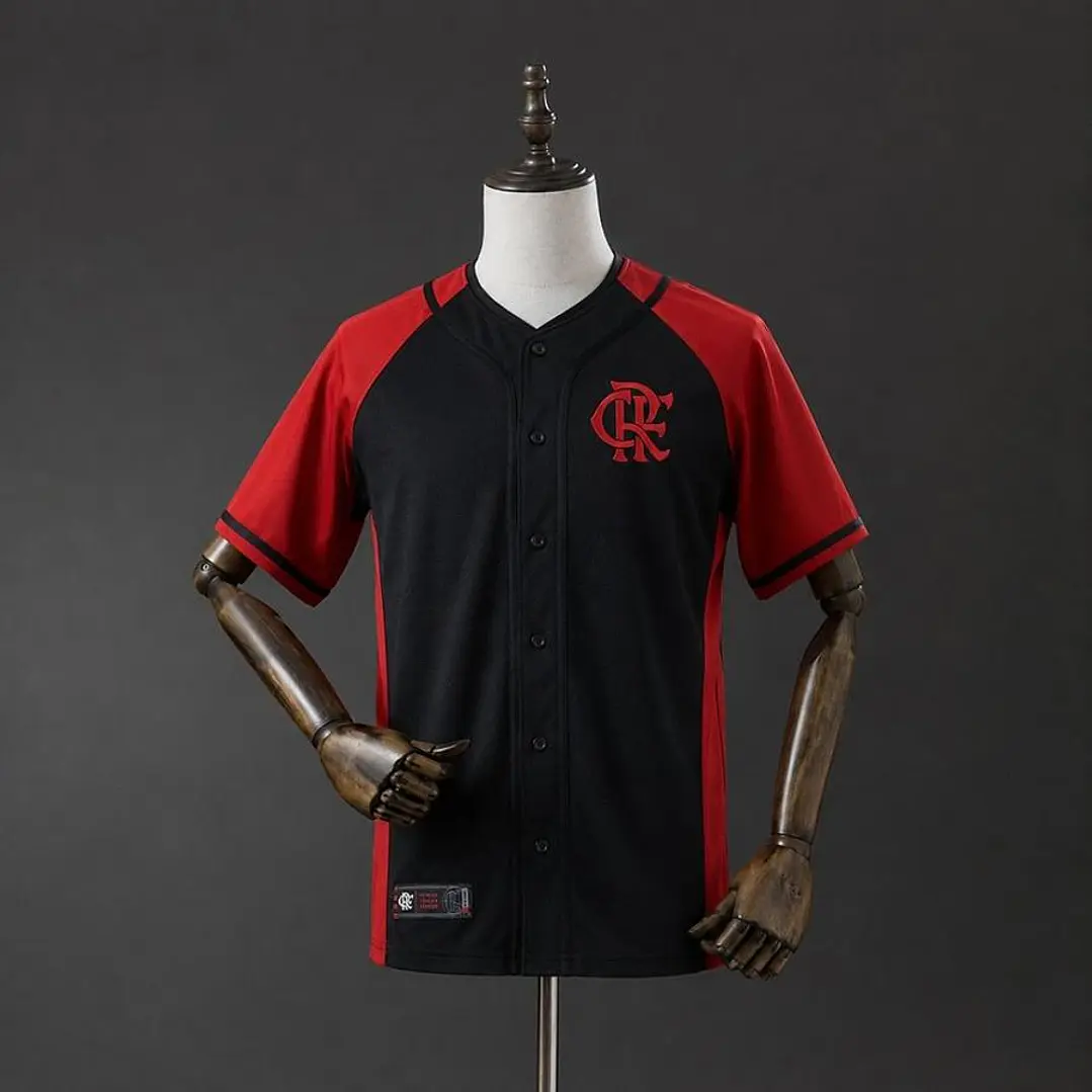 CAMISA FLAMENGO 26/27 EDIÇÃO ESPECIAL - Baseball com Botões 1