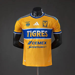 CAMISA TIGRES UANL 26/27 CASA - Versão Jogador Slim Fit