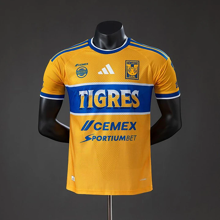 CAMISA TIGRES UANL 26/27 CASA - Versão Jogador Slim Fit 1