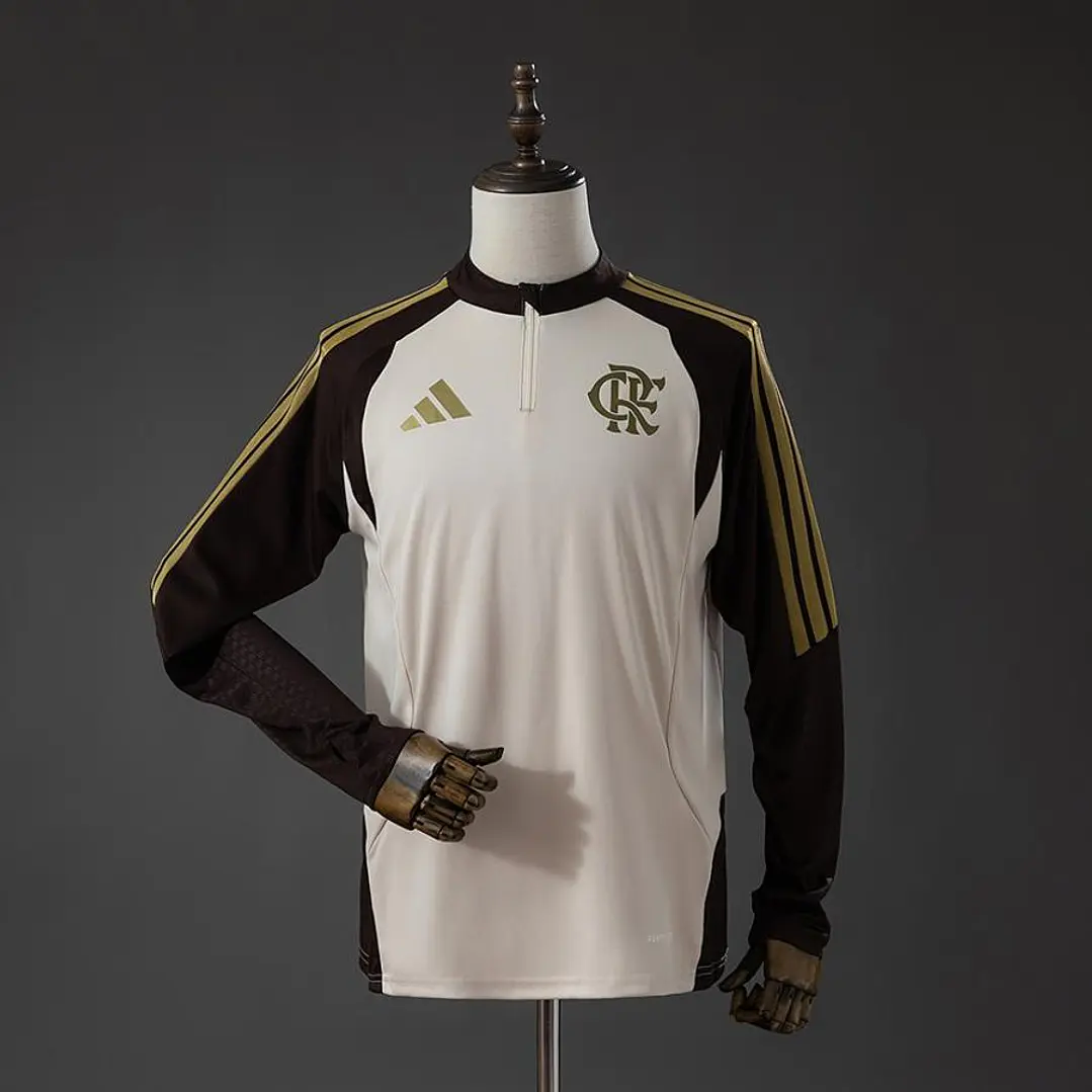 CAMISA FLAMENGO 26/27 TREINO - Damasco - Manga Longa 1