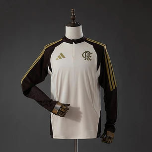 CAMISA FLAMENGO 26/27 TREINO - Damasco - Manga Longa