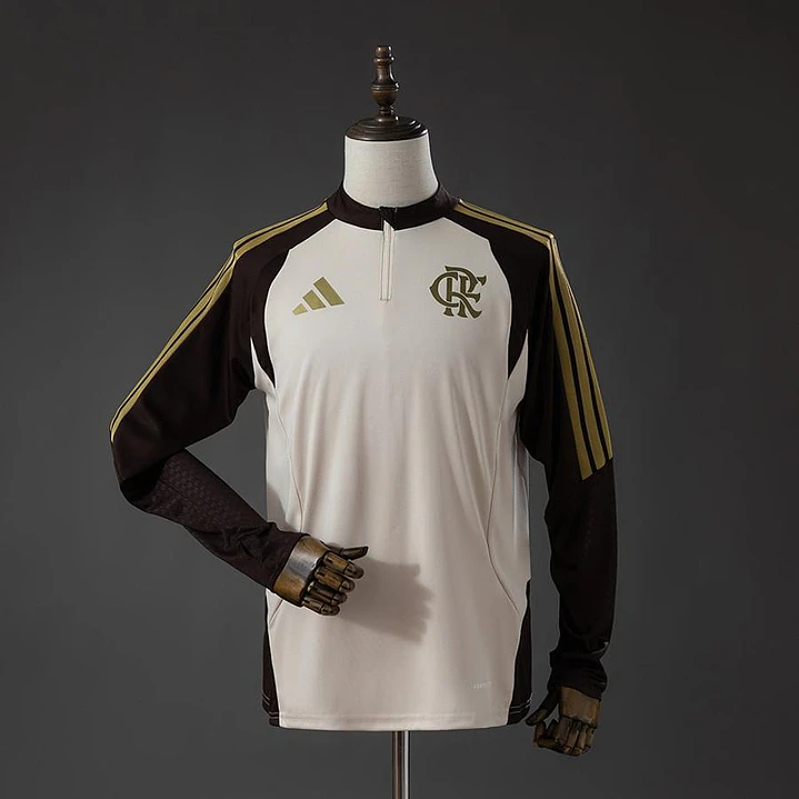 CAMISA FLAMENGO 26/27 TREINO - Damasco - Manga Longa 1