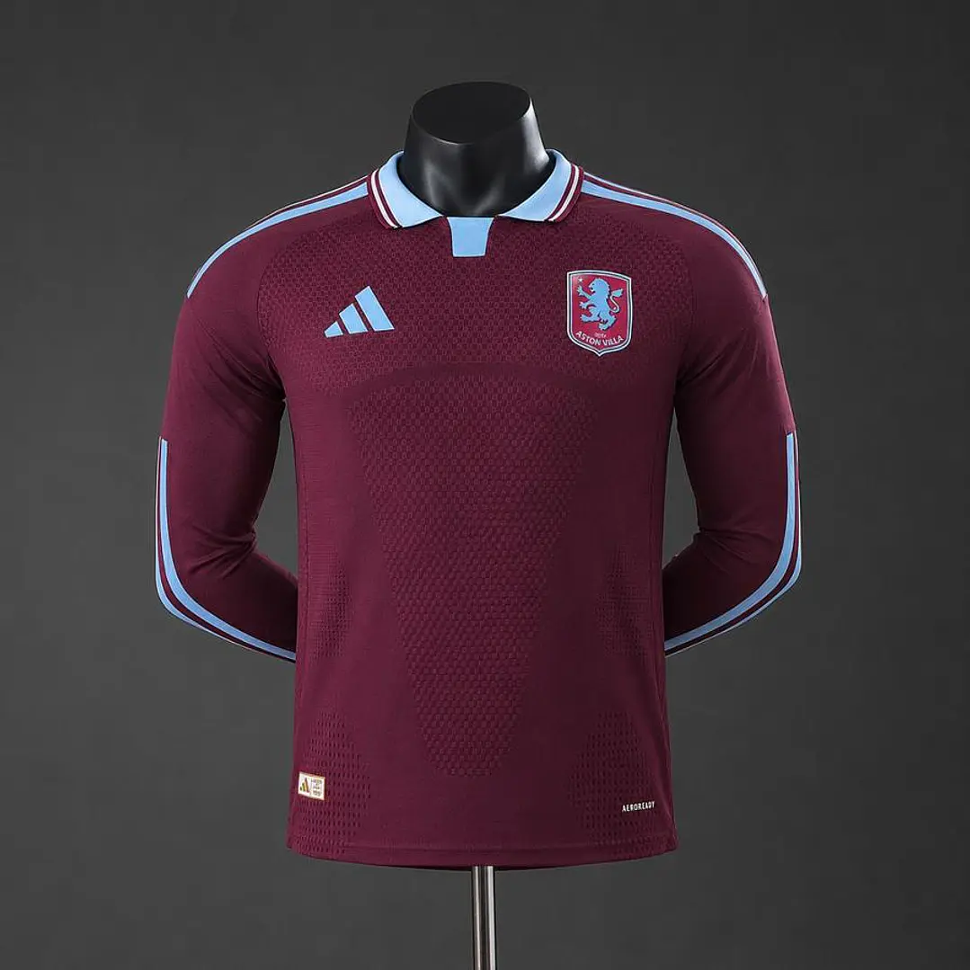 CAMISA ASTON VILLA 26/27 CASA - Versão Jogador Slim Fit - Manga Longa 1