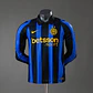 CAMISA INTER DE MILÃO 26/27 CASA - Versão Jogador Slim Fit - Manga Longa - Thumbnail 1