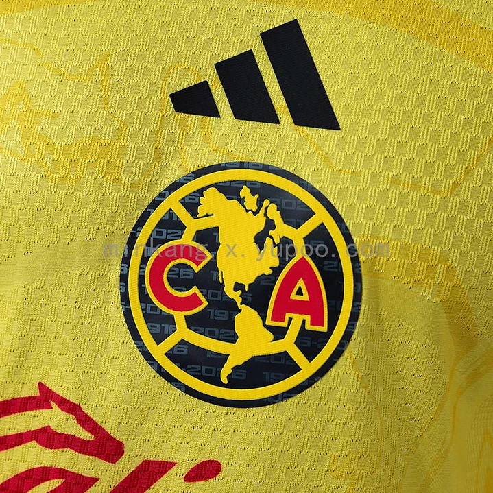 CAMISA CLUB AMÉRICA 26/27 CASA - Versão Jogador Slim Fit - Manga Longa 3