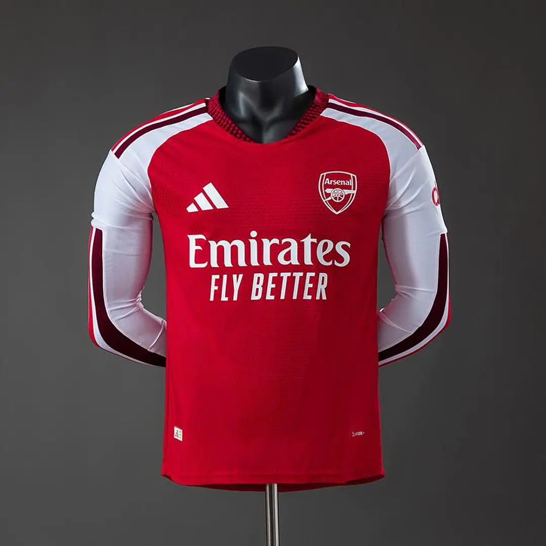 CAMISA ARSENAL 26/27 CASA - Versão Jogador Slim Fit - Manga Longa 1