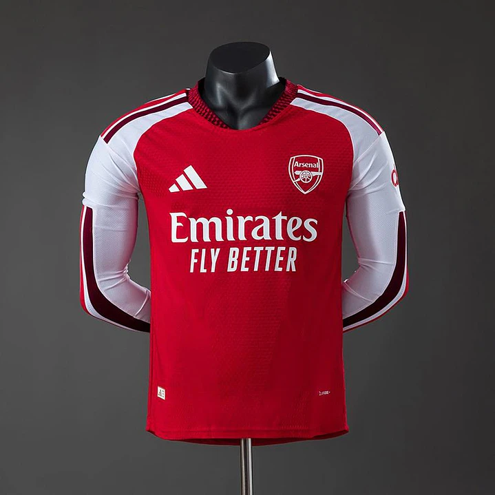 CAMISA ARSENAL 26/27 CASA - Versão Jogador Slim Fit - Manga Longa 1