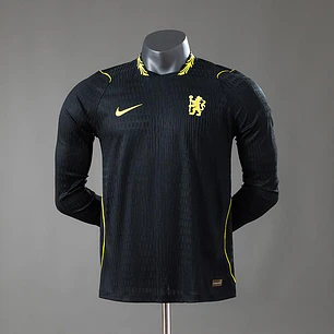 CAMISA CHELSEA 26/27 FORA - Versão Jogador Slim Fit - Manga Longa