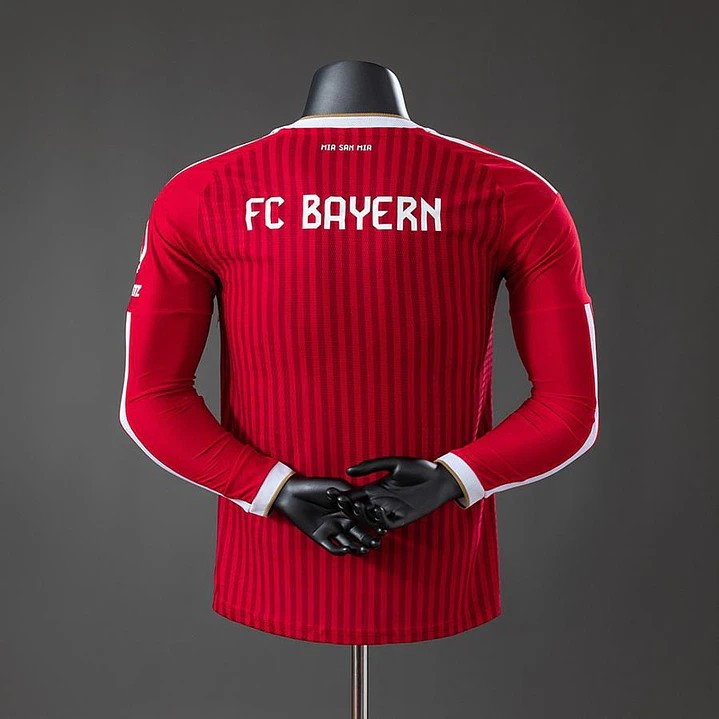 CAMISA BAYERN DE MUNIQUE 26/27 CASA - Versão Jogador Slim Fit - Manga Longa 2