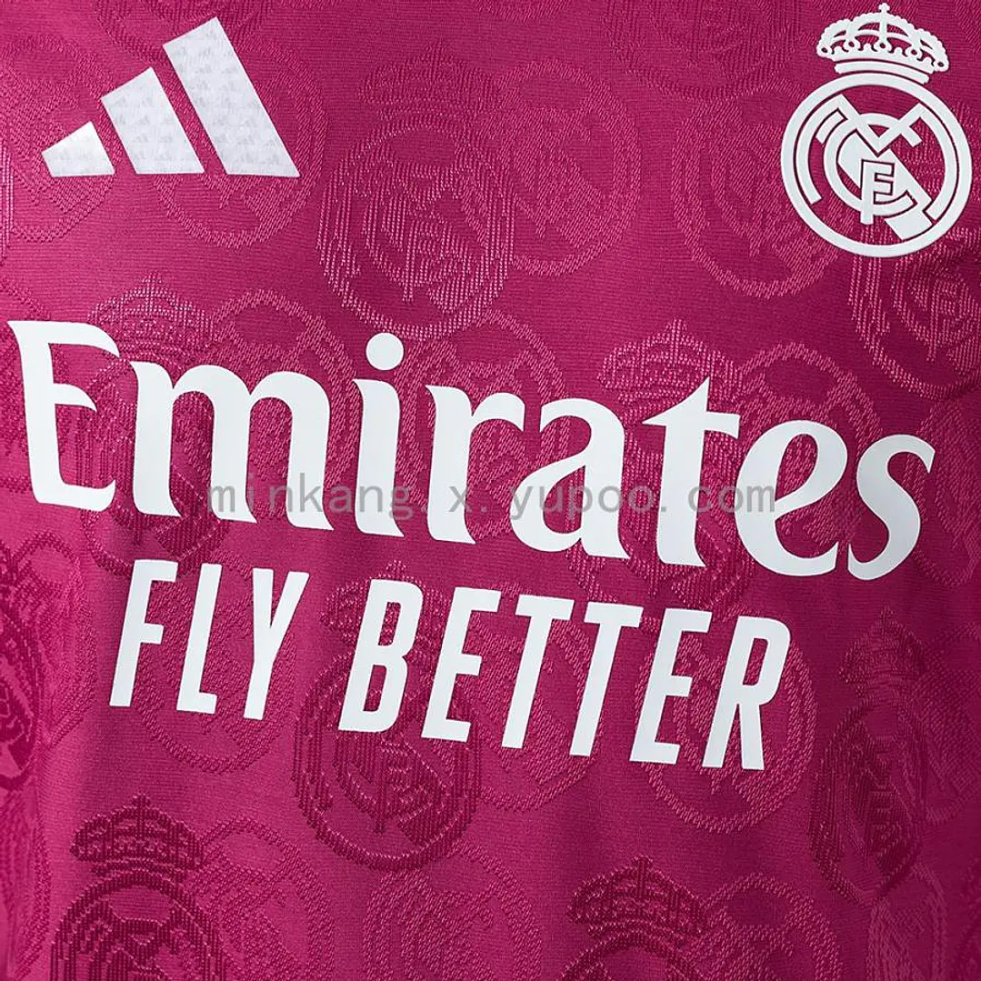CAMISA REAL MADRID 26/27 TERCEIRA - Vermelha - Versão Jogador Slim Fit 4
