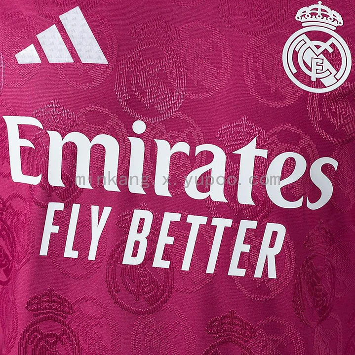 CAMISA REAL MADRID 26/27 TERCEIRA - Vermelha - Versão Jogador Slim Fit 4