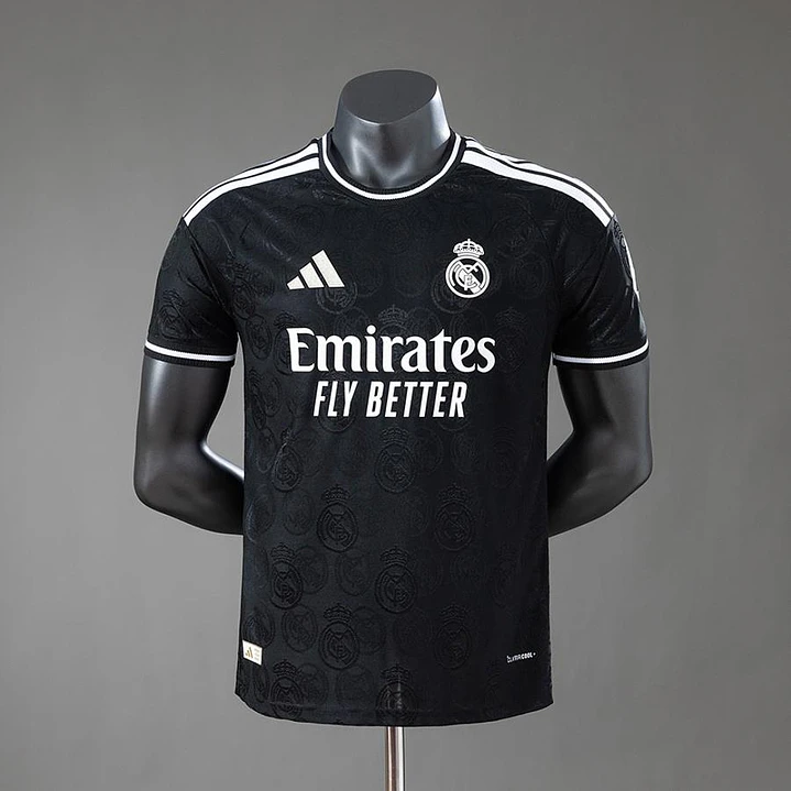 CAMISA REAL MADRID 26/27 EDIÇÃO ESPECIAL - Preta - Versão Jogador Slim Fit - Preta 1