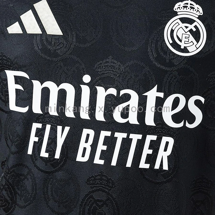 CAMISA REAL MADRID 26/27 EDIÇÃO ESPECIAL - Preta - Versão Jogador Slim Fit - Preta 4