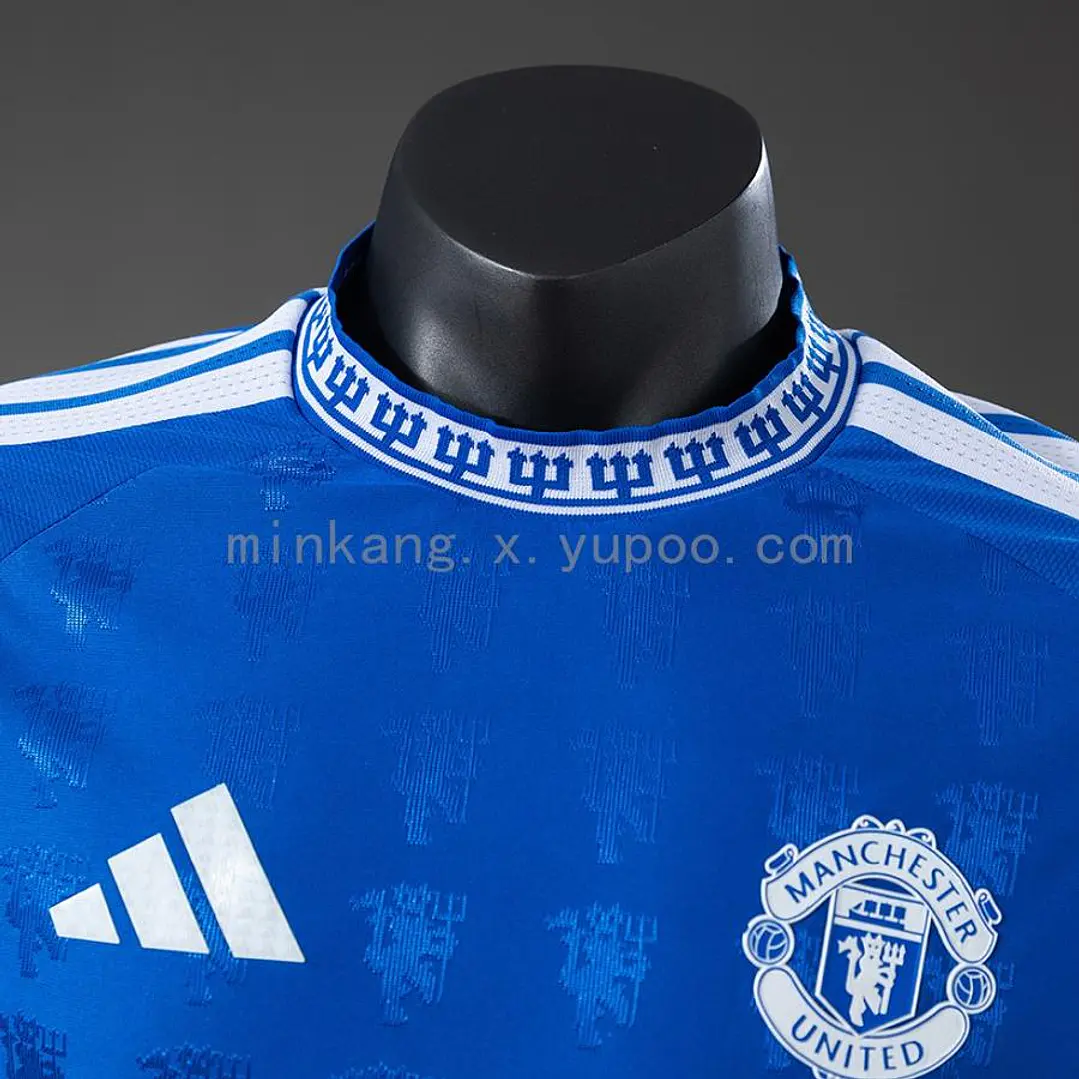 CAMISA MANCHESTER UNITED 26/27 EDIÇÃO ESPECIAL - Azul - Versão Jogador Slim Fit 4