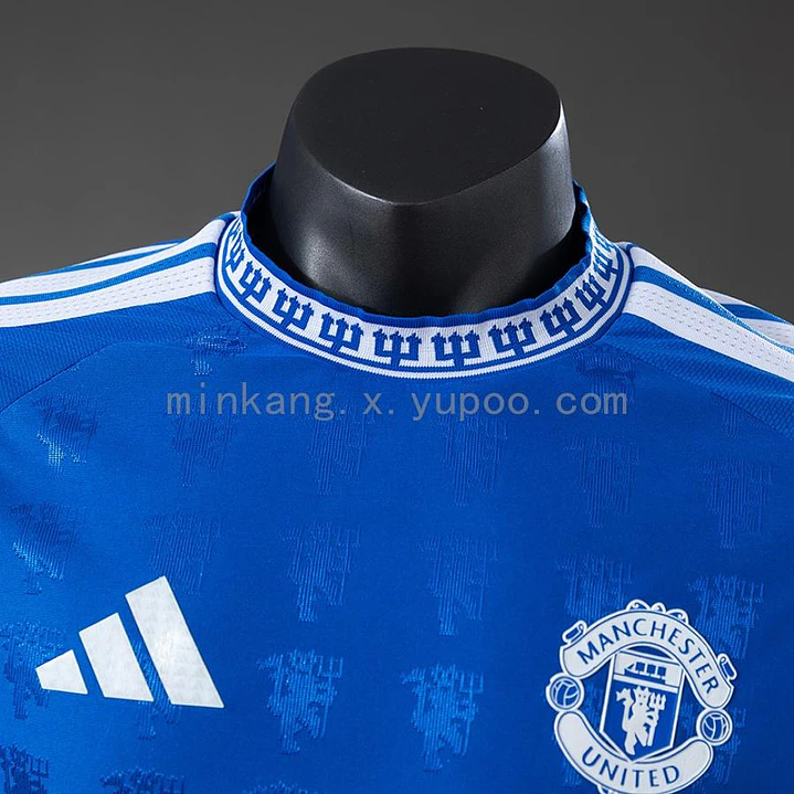 CAMISA MANCHESTER UNITED 26/27 EDIÇÃO ESPECIAL - Azul - Versão Jogador Slim Fit 4