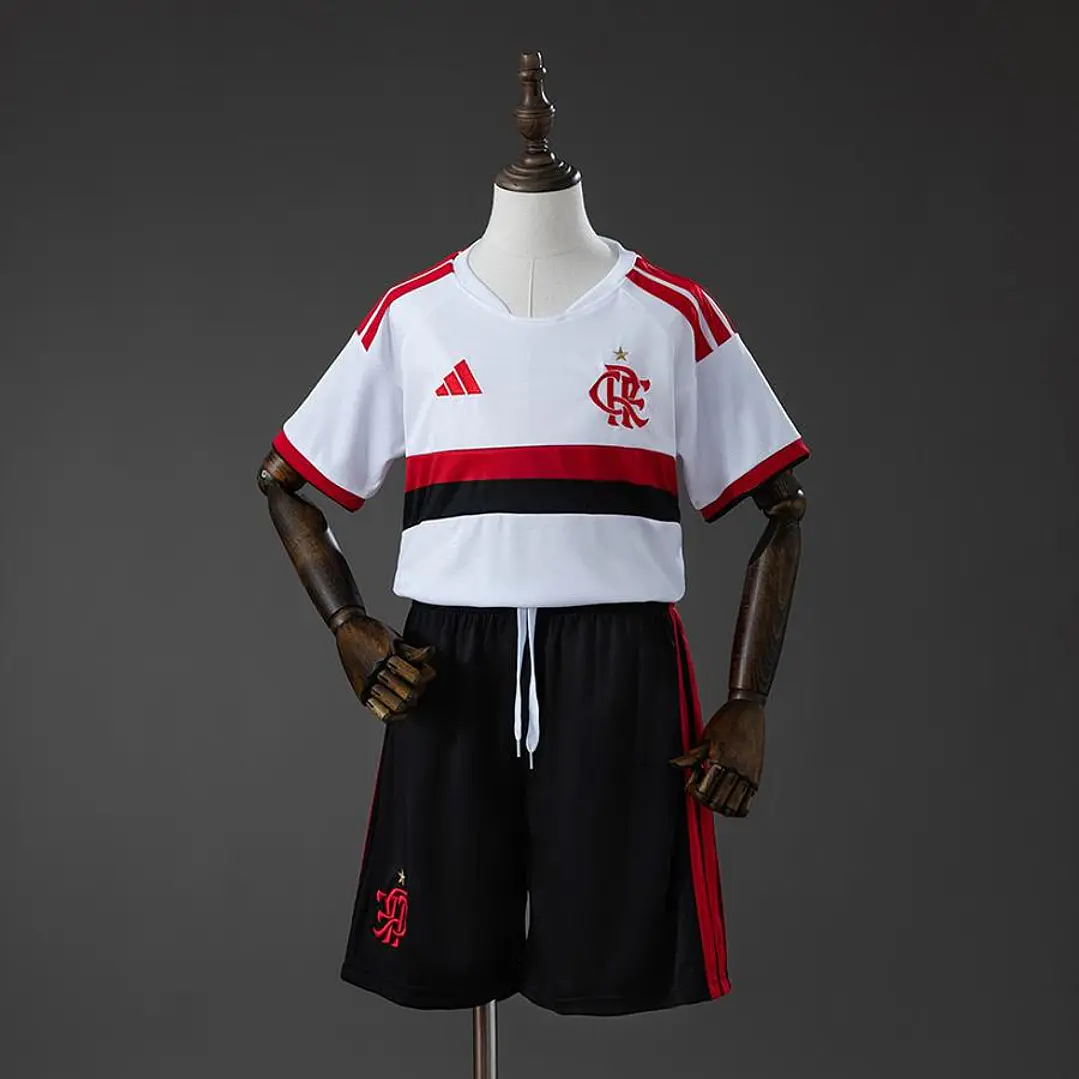 CONJUNTO INFANTIL FLAMENGO 26/27 FORA 1