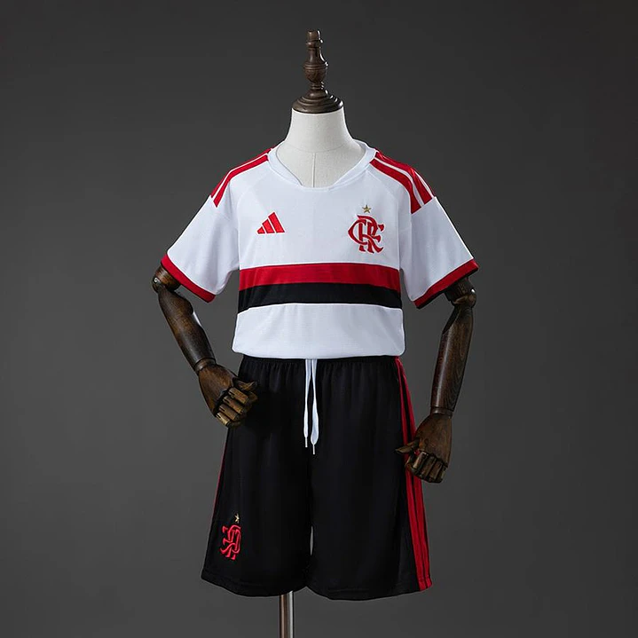 CONJUNTO INFANTIL FLAMENGO 26/27 FORA 1