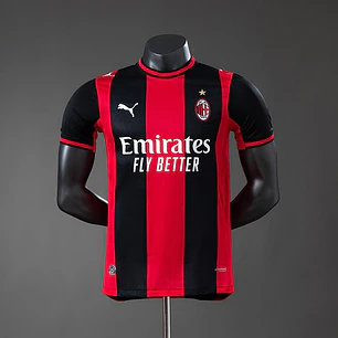 CAMISA AC MILAN 26/27 CASA - Versão Jogador Slim Fit