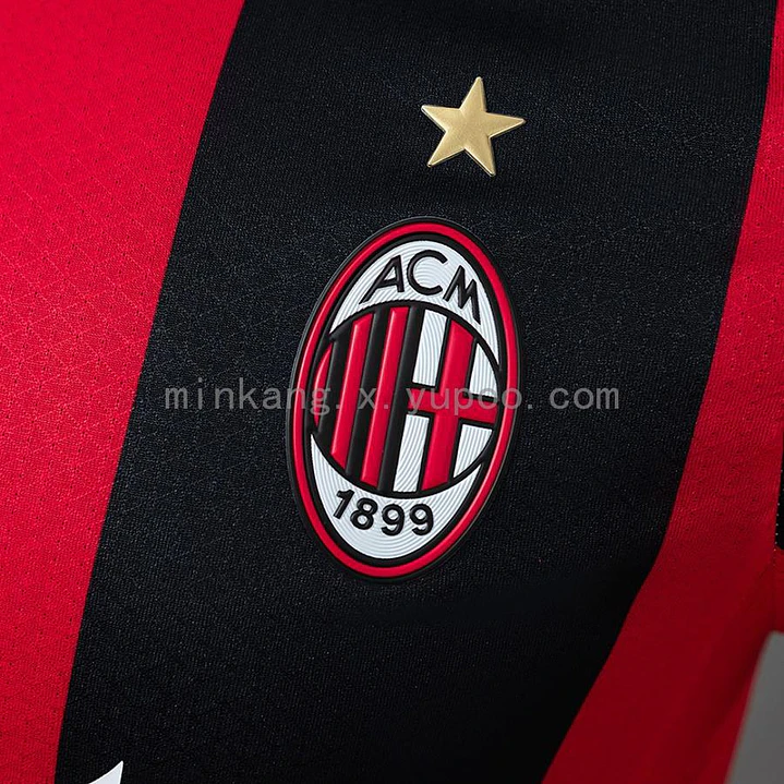 CAMISA AC MILAN 26/27 CASA - Versão Jogador Slim Fit 3