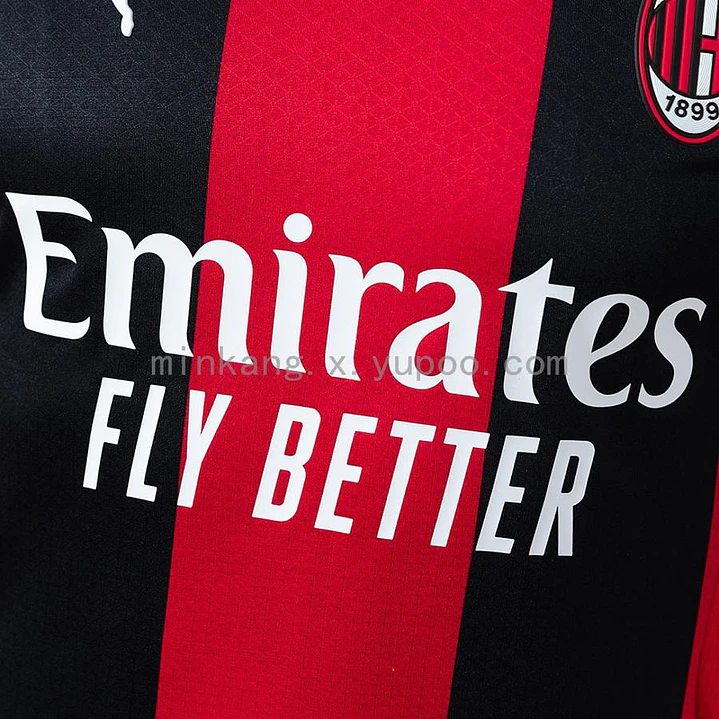 CAMISA AC MILAN 26/27 CASA - Versão Jogador Slim Fit 4