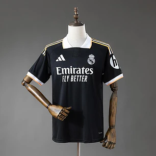 CAMISA REAL MADRID 26/27 EDIÇÃO ESPECIAL - Preta - Preta