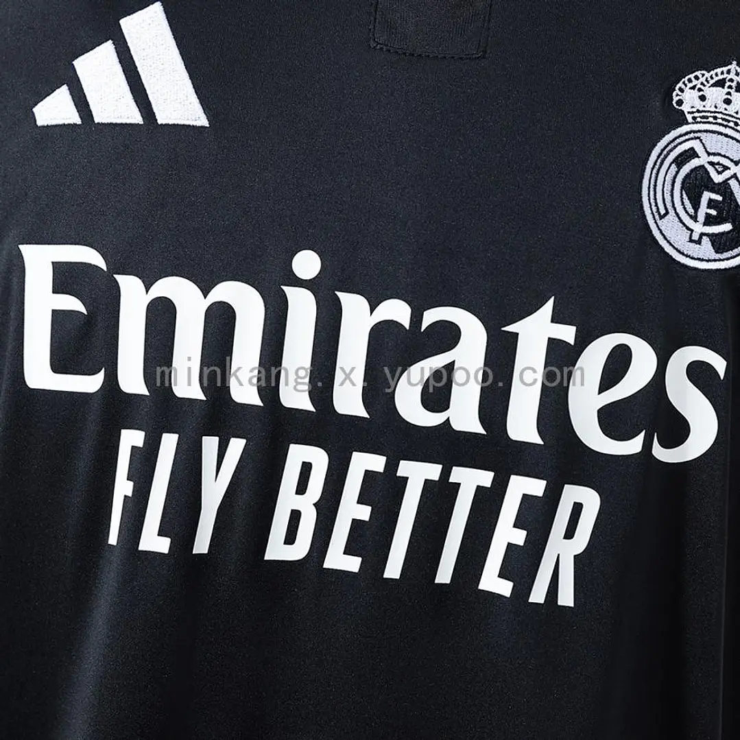 CAMISA REAL MADRID 26/27 EDIÇÃO ESPECIAL - Preta - Preta 4