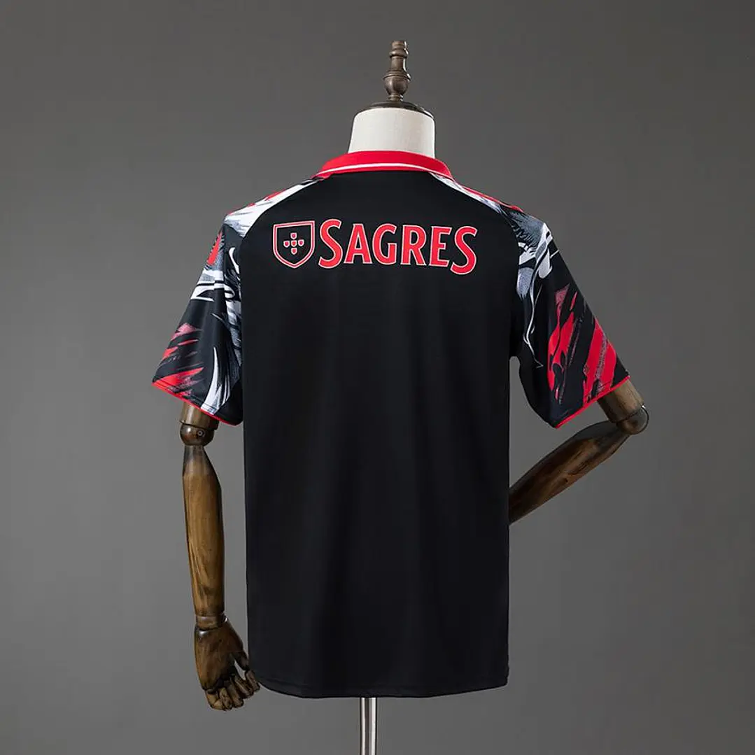 CAMISA BENFICA 26/27 EDIÇÃO ESPECIAL - Preta e Branca (Águia) 2
