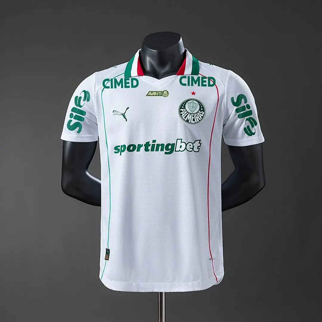 CAMISA PALMEIRAS 26/27 FORA - Versão Jogador Slim Fit - Todos os Patrocínios 1