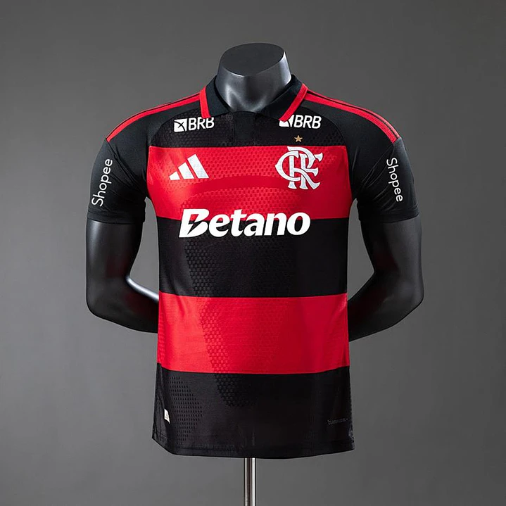 CAMISA FLAMENGO 26/27 CASA - Versão Jogador Slim Fit - Todos os Patrocínios 1