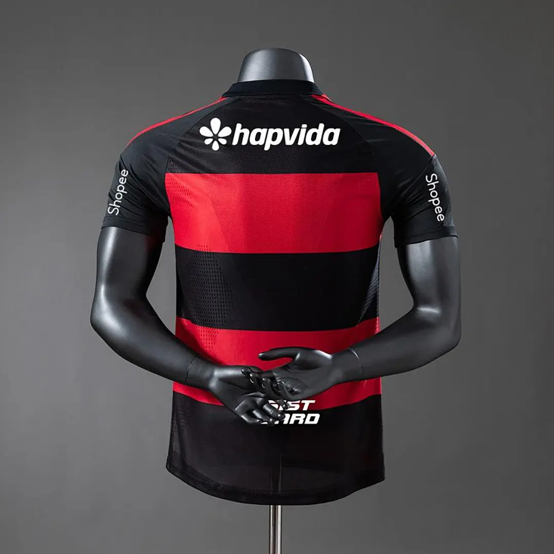 CAMISA FLAMENGO 26/27 CASA - Versão Jogador Slim Fit - Todos os Patrocínios 2
