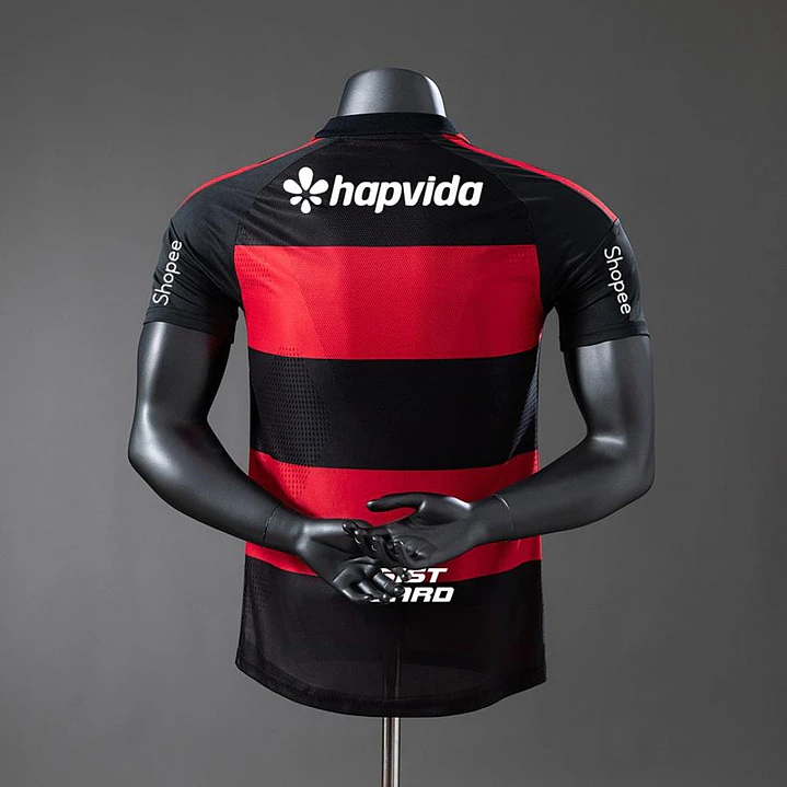 CAMISA FLAMENGO 26/27 CASA - Versão Jogador Slim Fit - Todos os Patrocínios 2